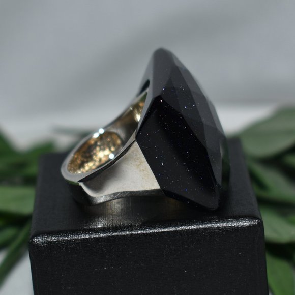 Lola Rose Simulated Goldstone Ring, Size 10 - Picture 5 of 6